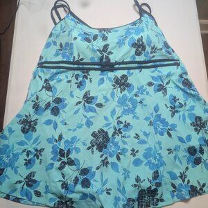 IT Figures floral blue Swimsuit dress #1